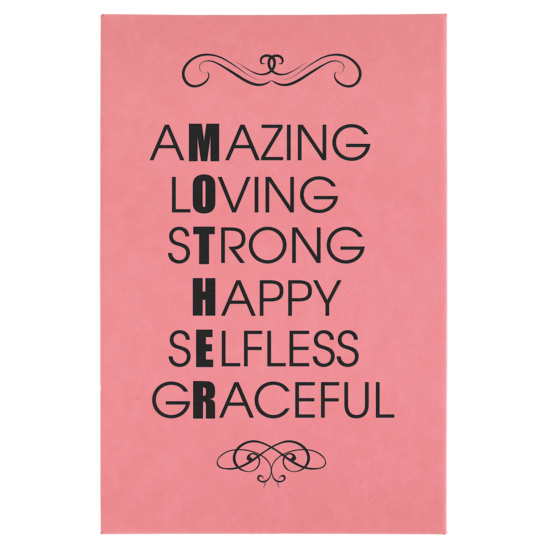12" x 18" Laserable Leatherette Wall Decor with Sawtooth Hanger
