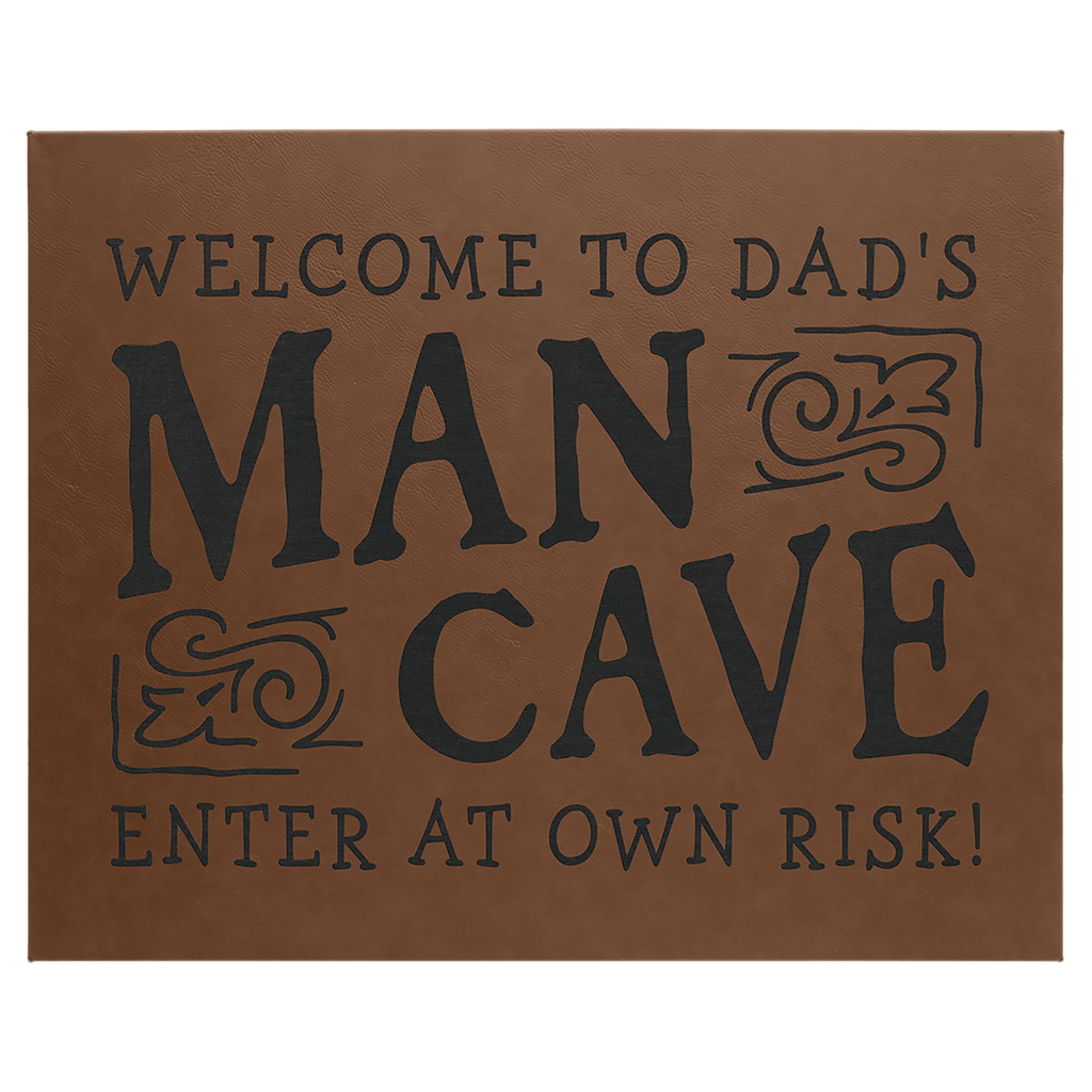 16" x 20" Dark Laserable Leatherette Wall Decor with Sawtooth Hanger