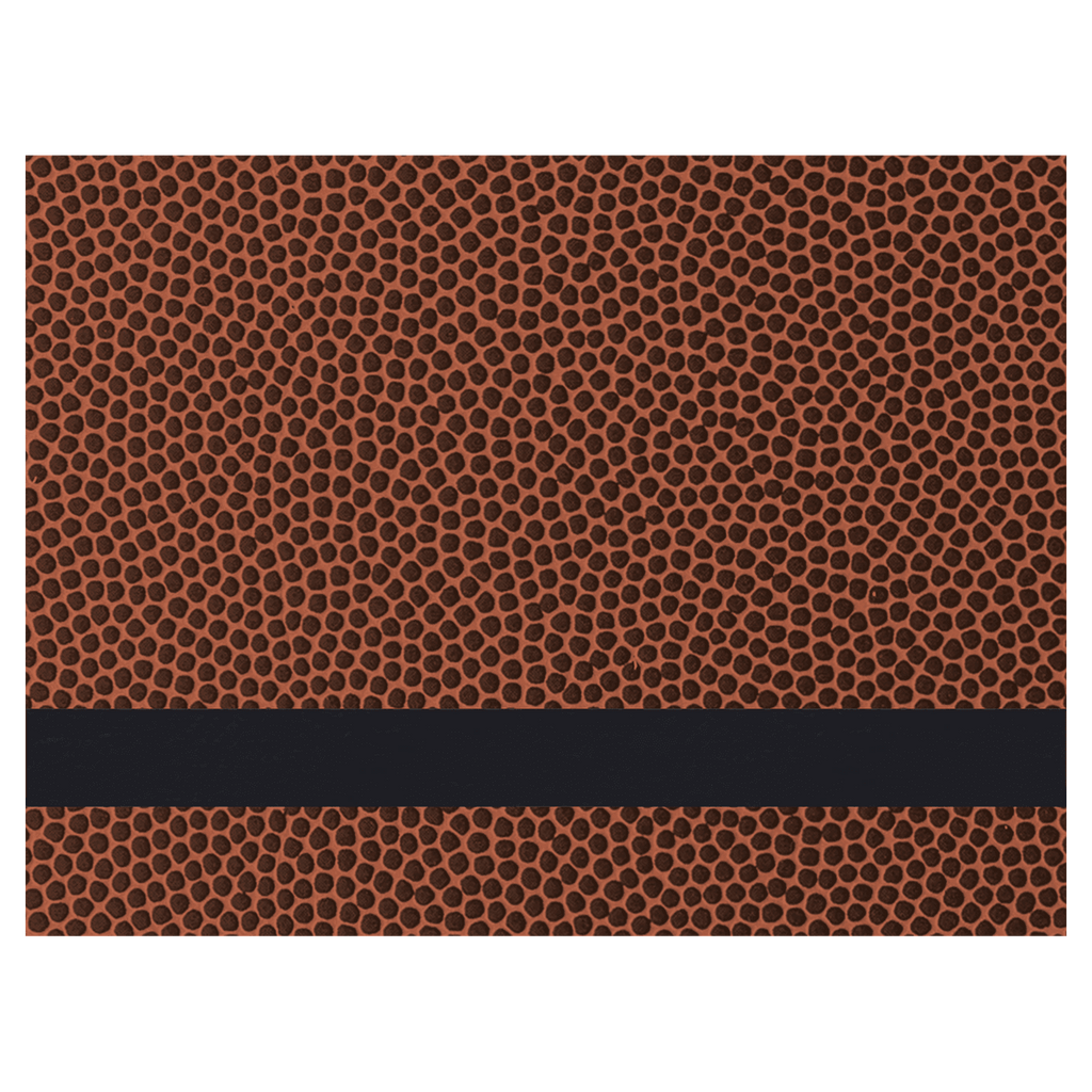 12" x 18" Football Laserable Leatherette Sheet Stock with Adhesive