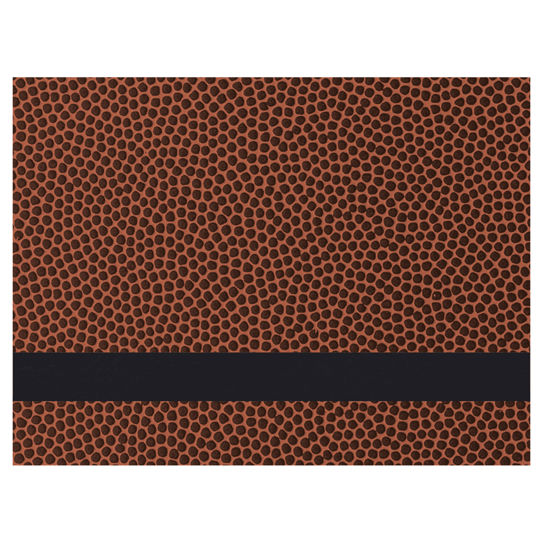 12" x 18" Football Laserable Leatherette Sheet Stock with Adhesive