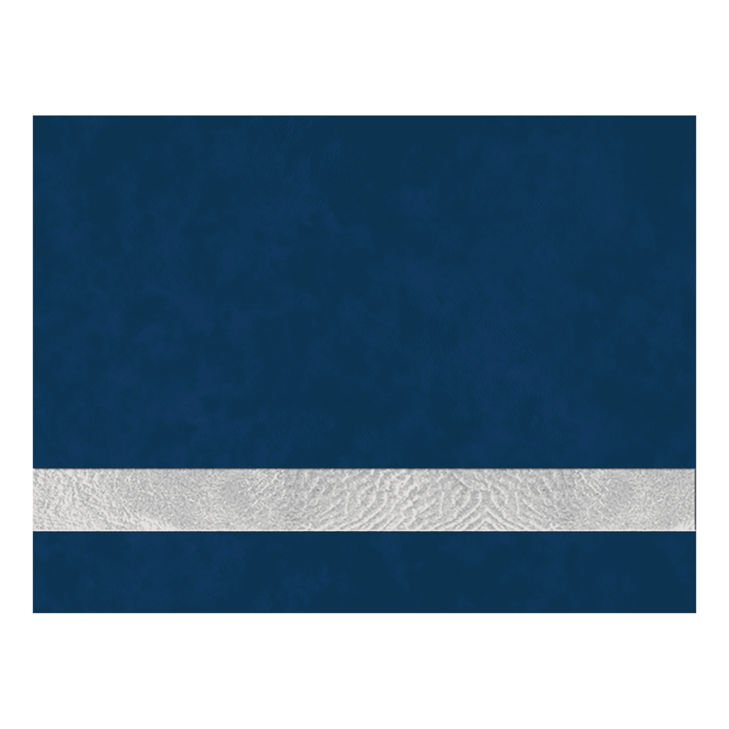 12" x 24"/Silver Laserable Leatherette Sheet Stock with Kota Pro Adhesive