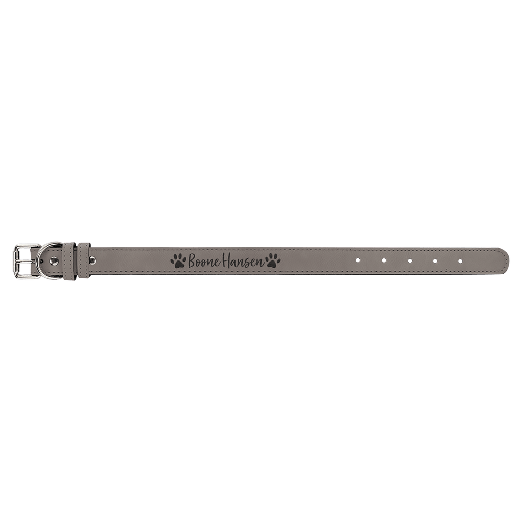 Small 15" x 3/4" Laserable Leatherette Dog Collar