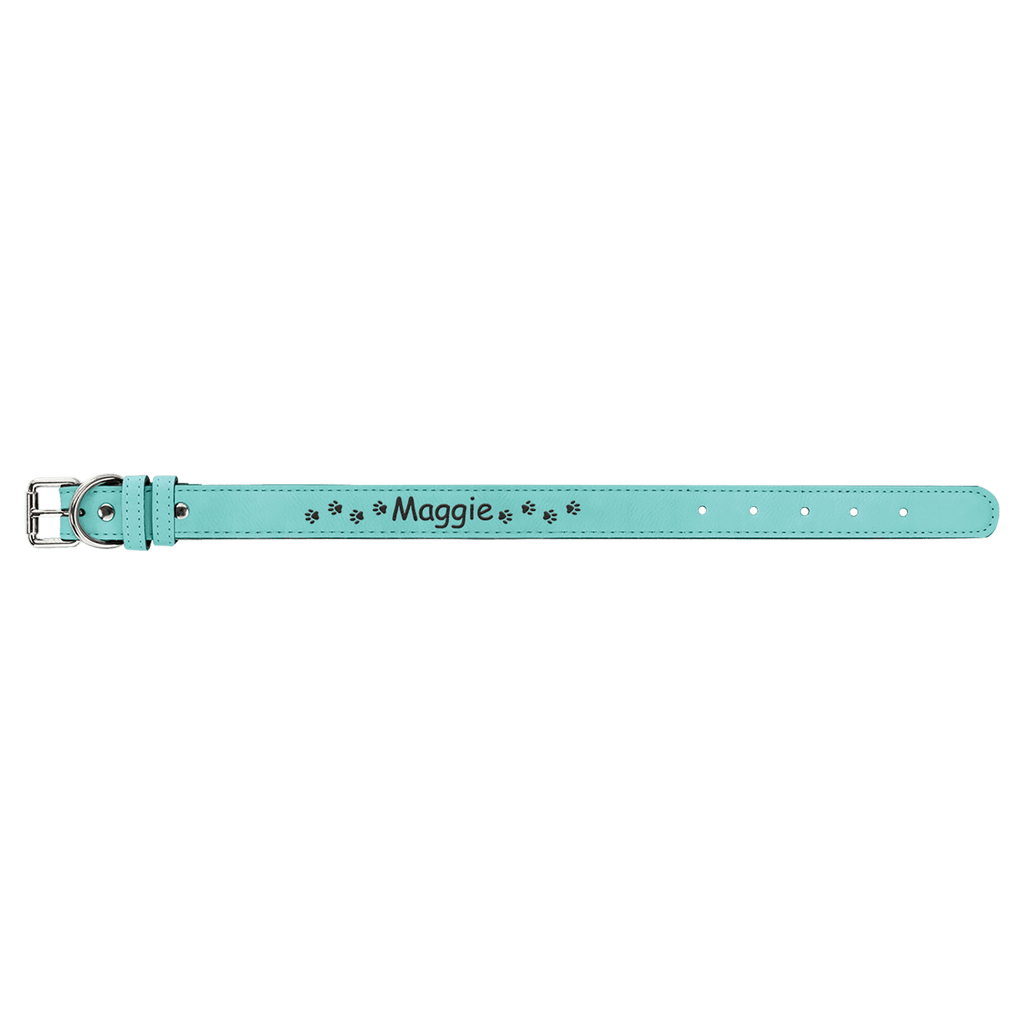 Small 15" x 3/4" Laserable Leatherette Dog Collar