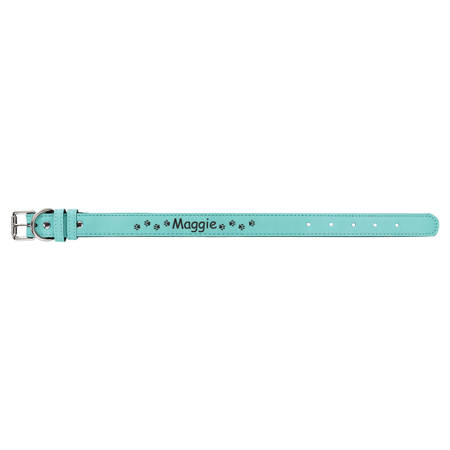 Small 15" x 3/4" Laserable Leatherette Dog Collar