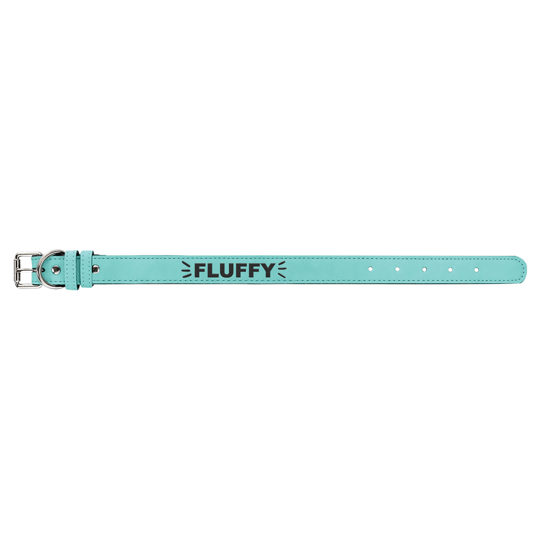 Medium 19" x 1" Laserable Leatherette Dog Collar