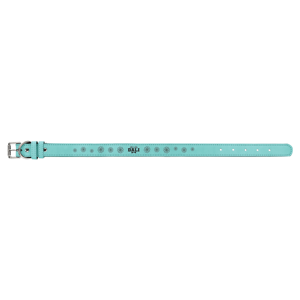 Large 23" x 1" Laserable Leatherette Dog Collar