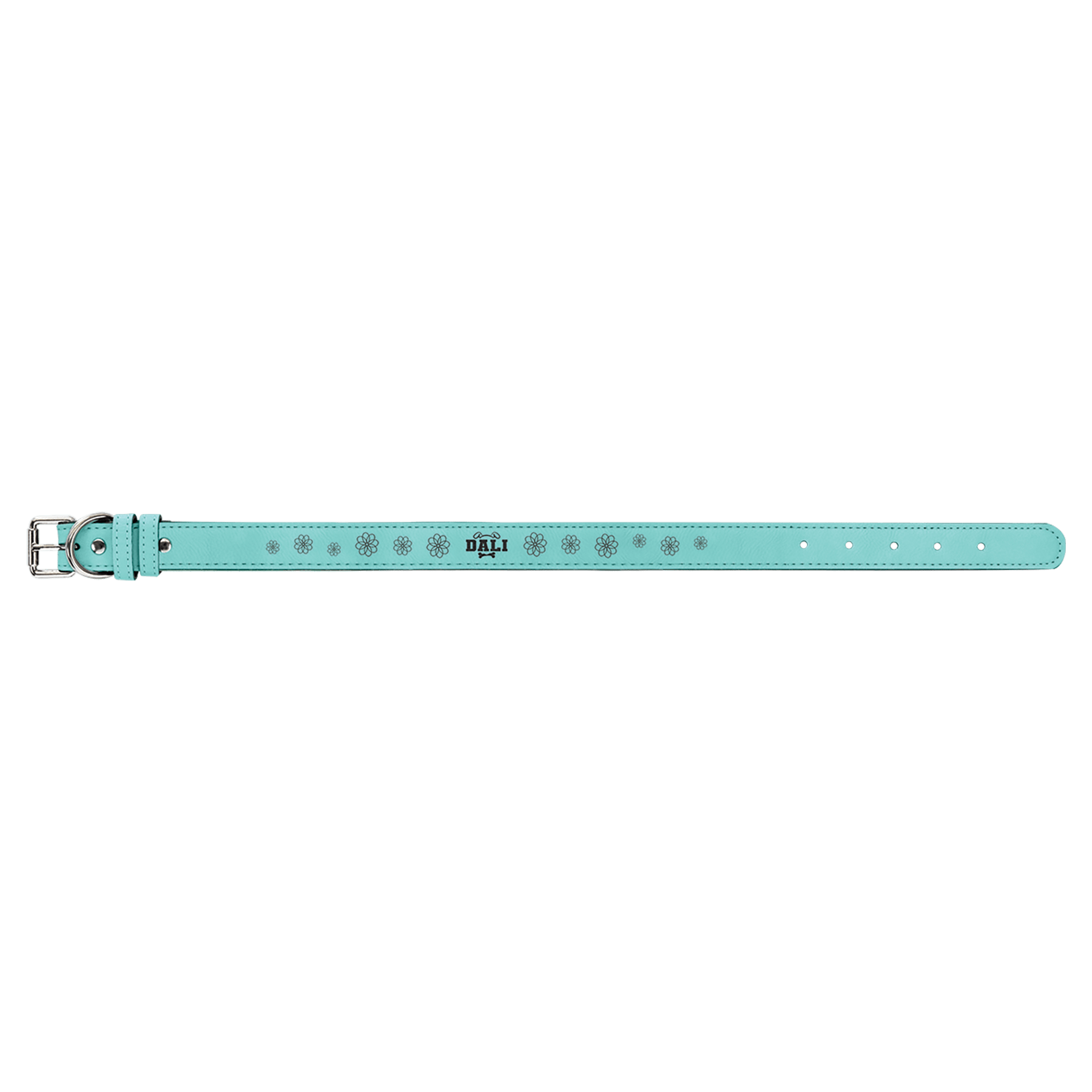 Large 23" x 1" Laserable Leatherette Dog Collar
