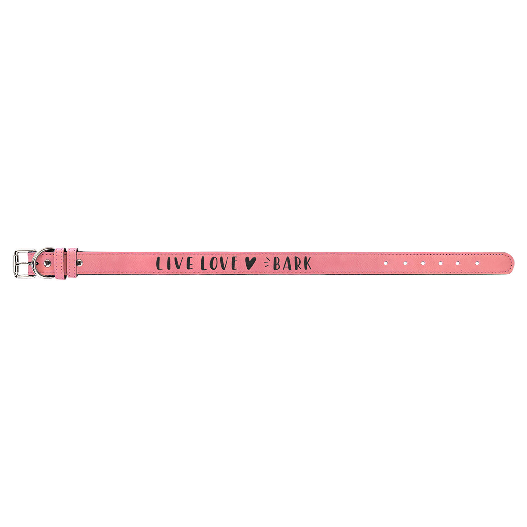 Extra Large 27" x 1 1/4" Laserable Leatherette Dog Collar