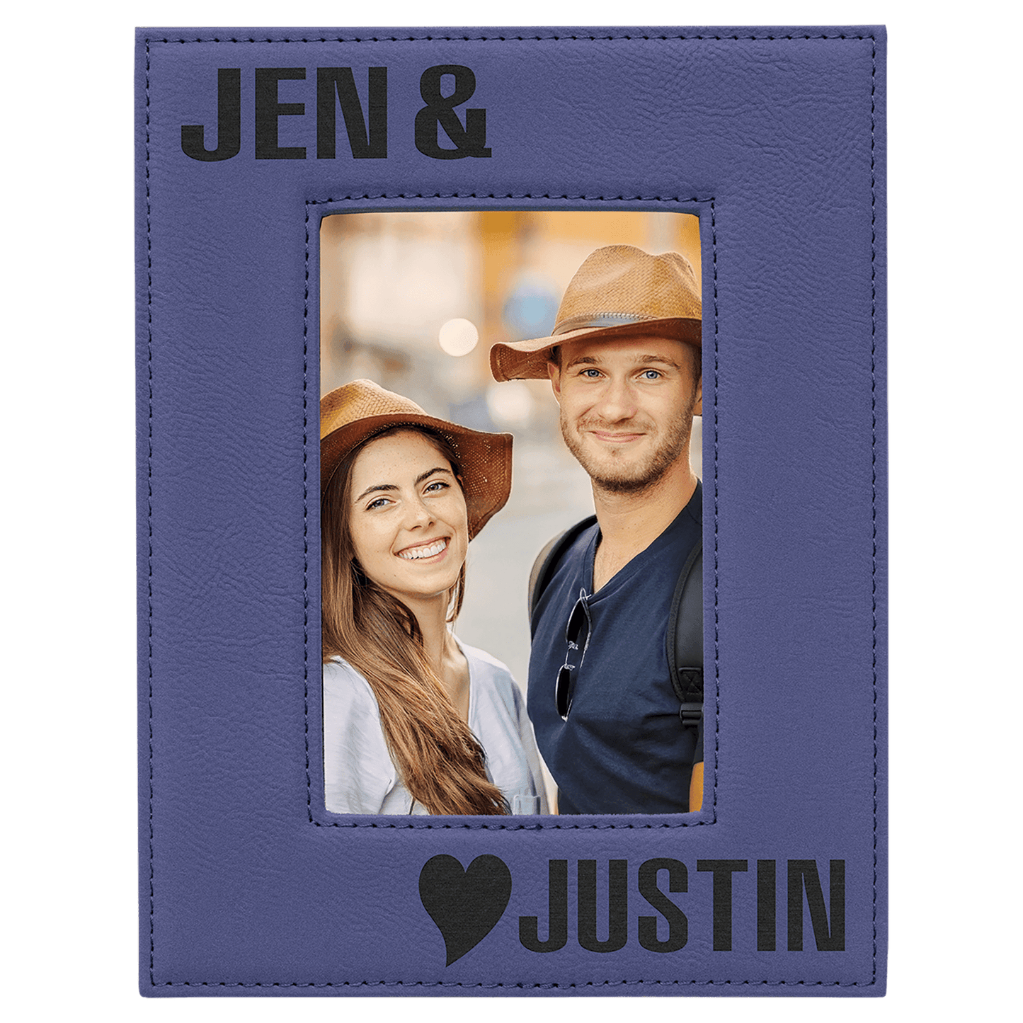 4" x 6" Laserable Leatherette Photo Frame