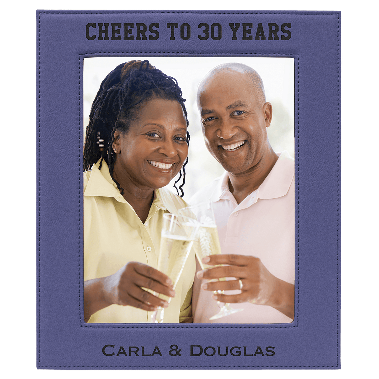 8" x 10" Laserable Leatherette Photo Frame