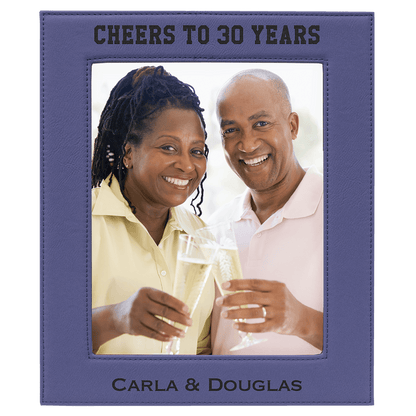 8" x 10" Laserable Leatherette Photo Frame