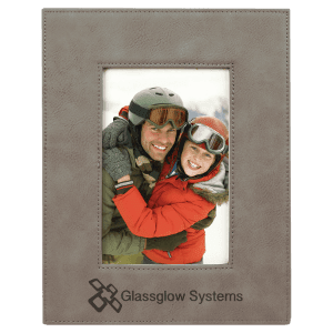 4" x 6" Laserable Leatherette Photo Frame