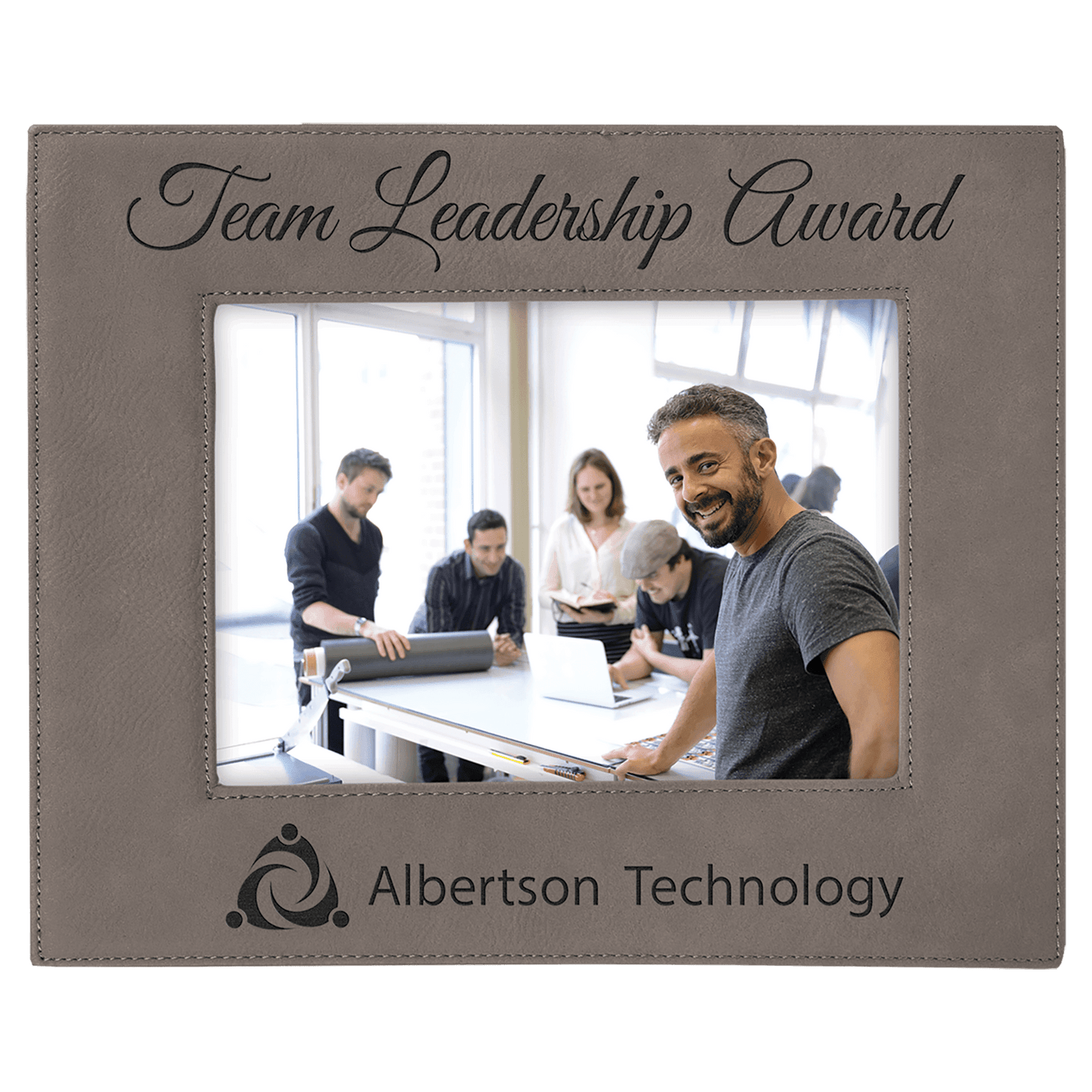 5" x 7" Laserable Leatherette Photo Frame