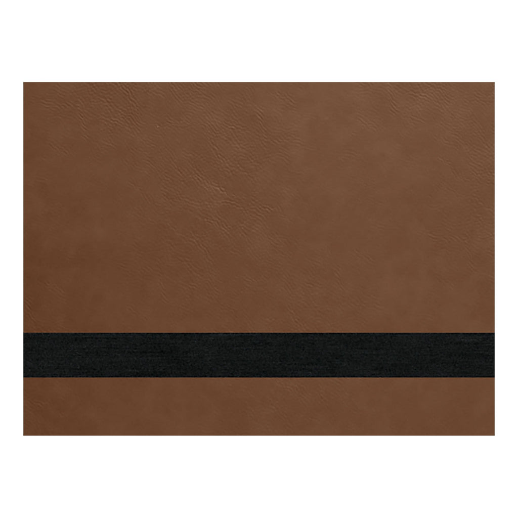 12" x 24" Dark Laserable Leatherette Sheet Stock