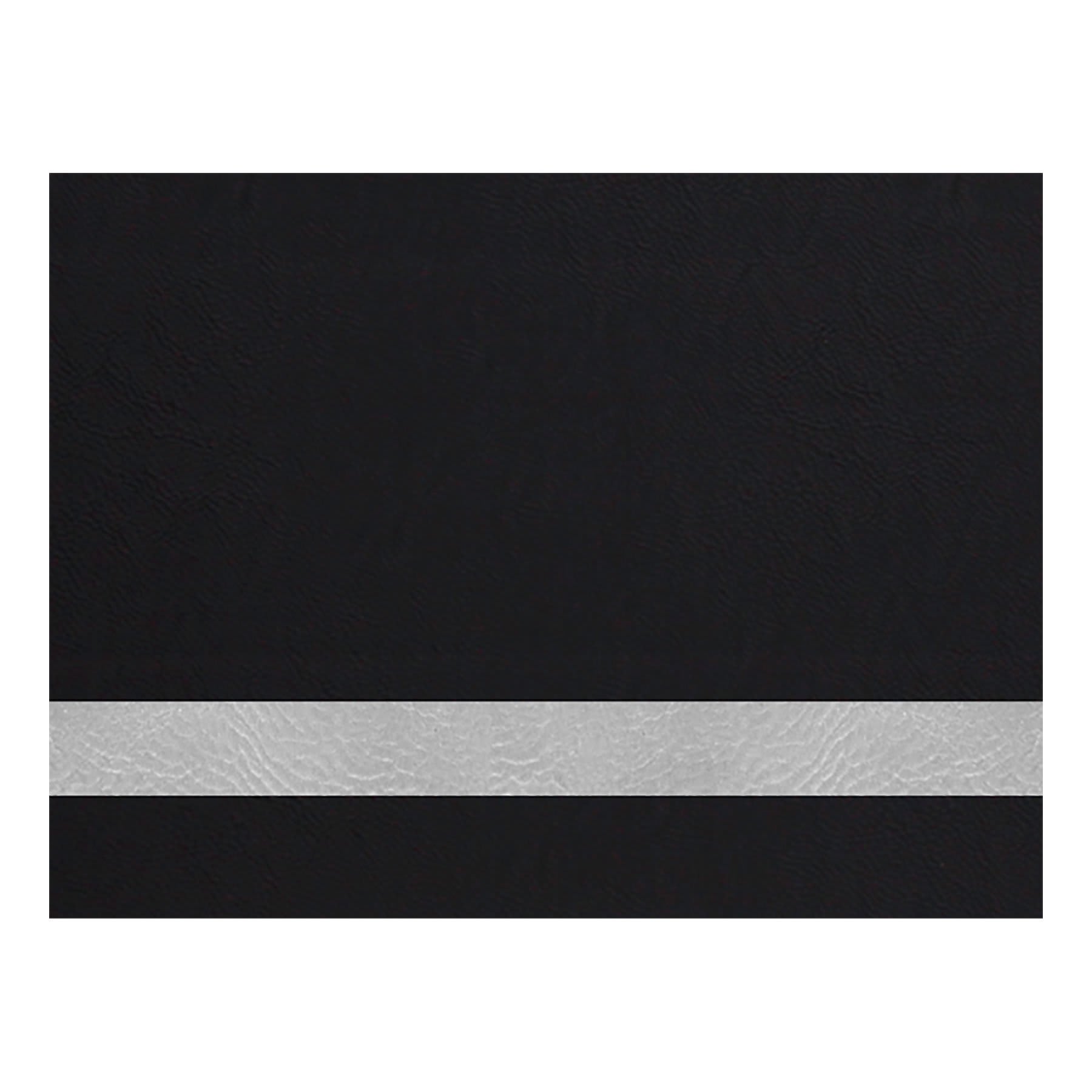 12" x 24"/Silver Laserable Leatherette Sheet Stock