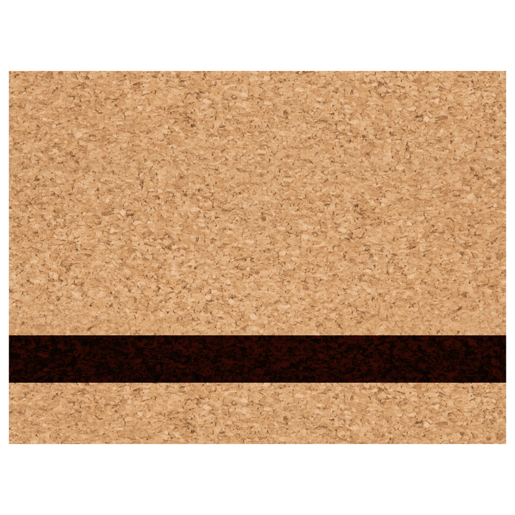 12" x 24" Cork Laserable Leatherette Sheet Stock