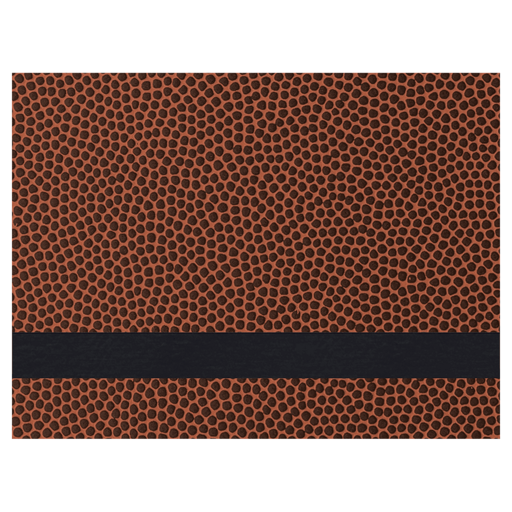12" x 24" Football Laserable Leatherette Sheet Stock