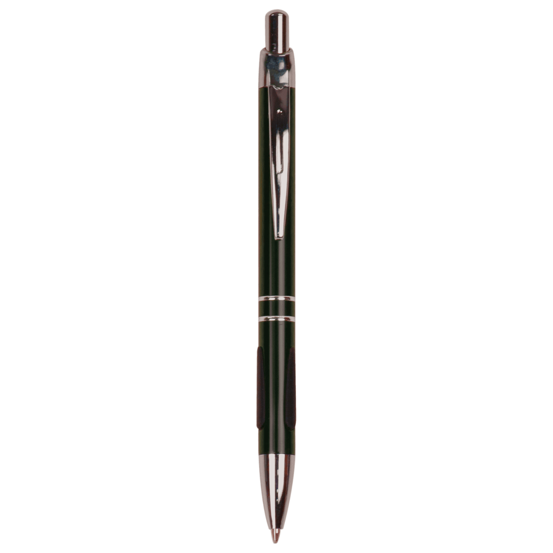 Black with Trim Laserable Pen with Gripper