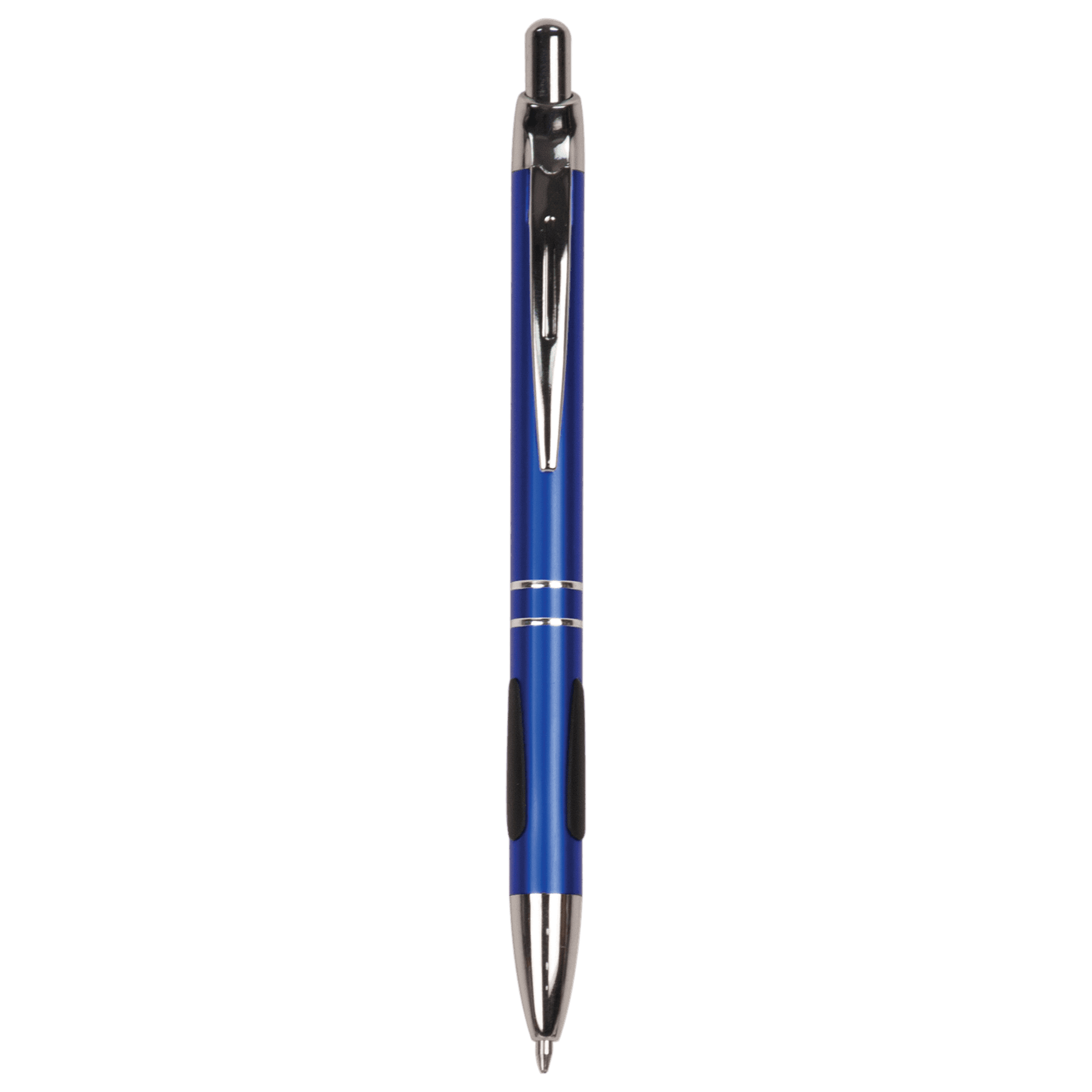 Blue with Trim Laserable Pen with Gripper