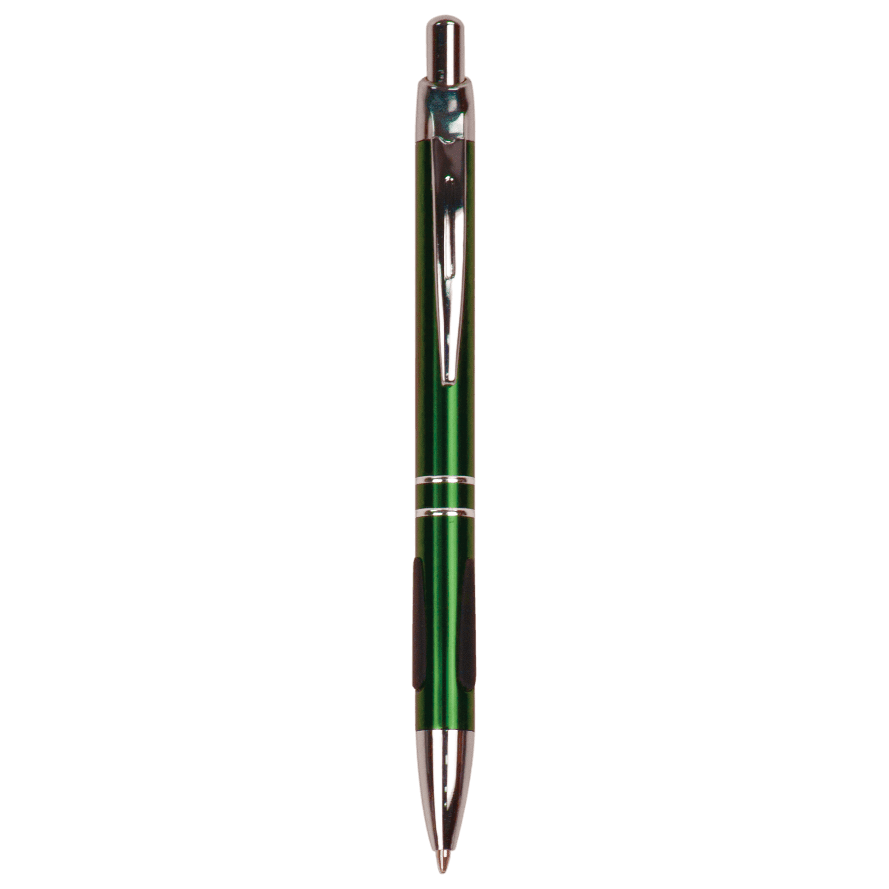 Green with Trim Laserable Pen with Gripper