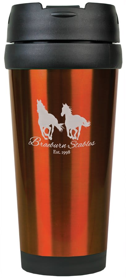 16 oz. Laserable Stainless Steel Travel Mug without Handle