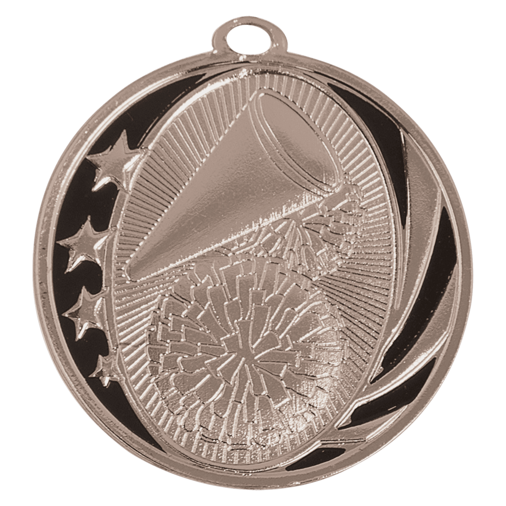 2" Bright Cheer Laserable MidNite Star Medal