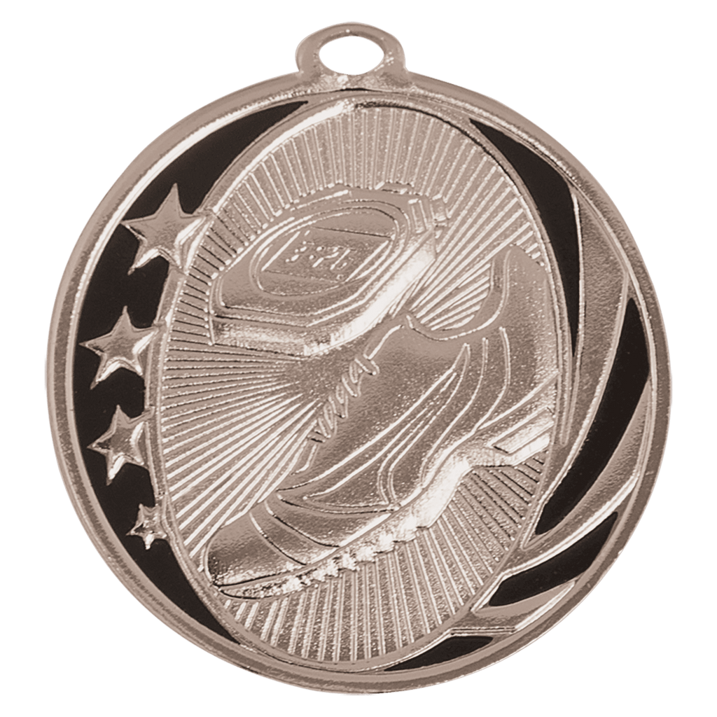 2" Bright Track Laserable MidNite Star Medal