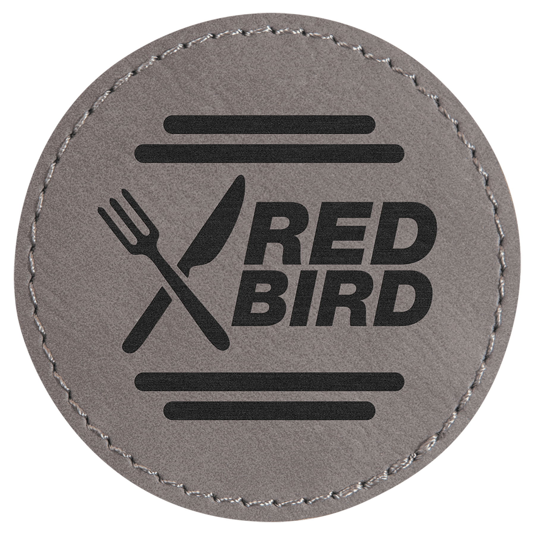 2 1/2" Round Laserable Leatherette Patch with Kota Pro Adhesive