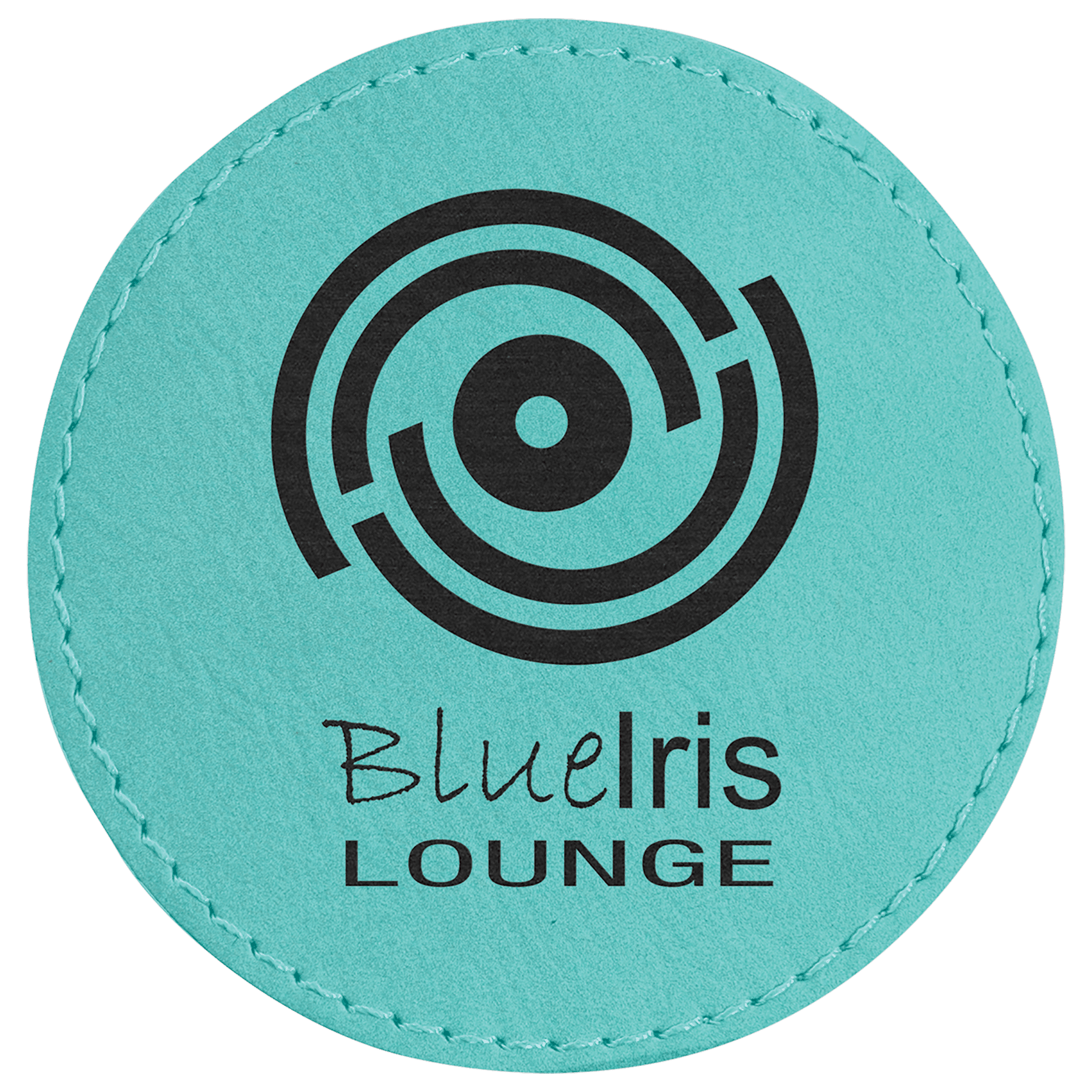3" Round Laserable Leatherette Patch with Kota Pro Adhesive