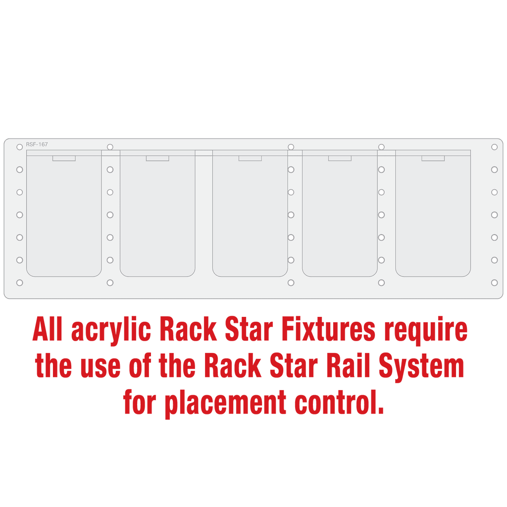 Laserable Leatherette Slim Beverage Holder RackStar Fixture-Holds 4 (For laser only)