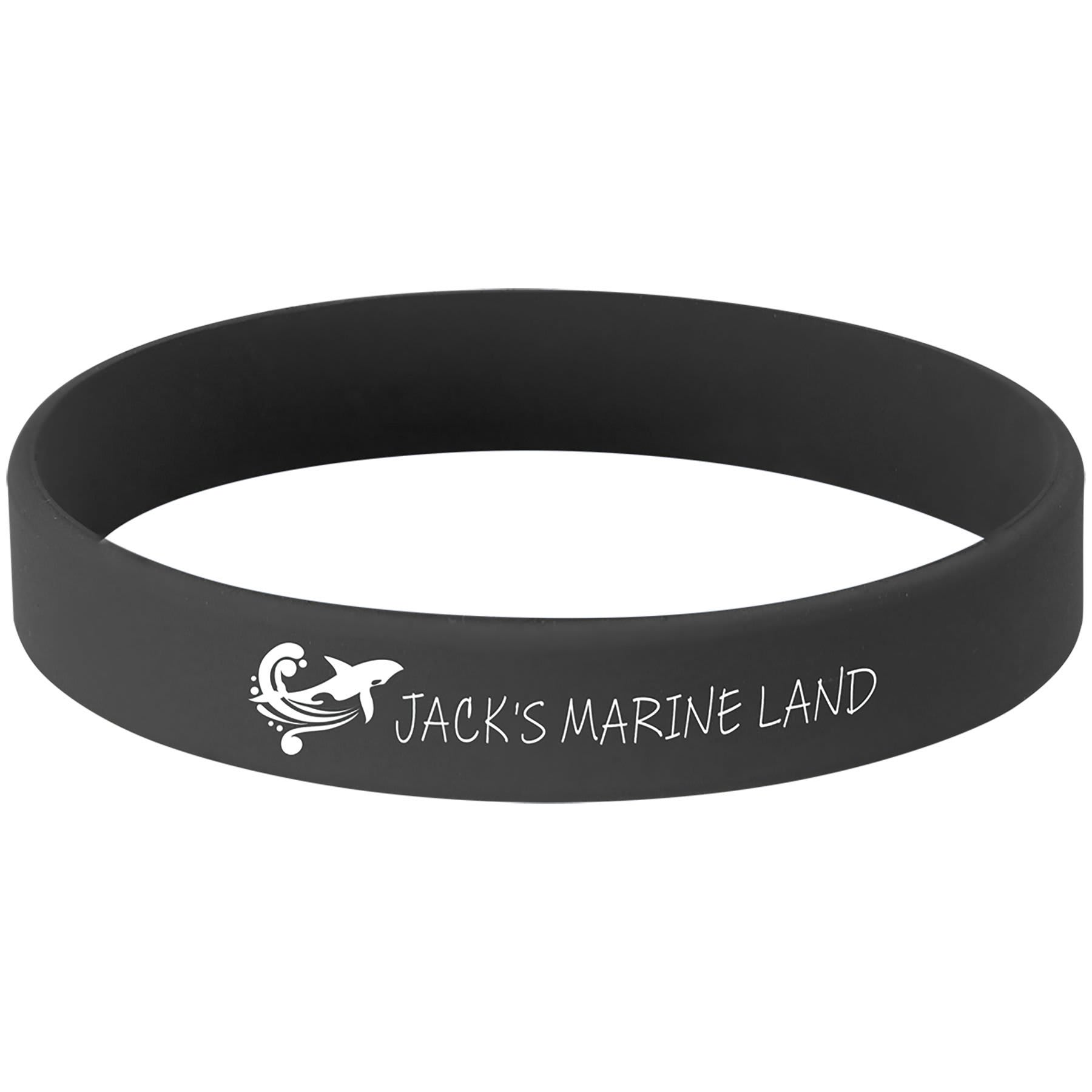3 3/4"/White Laserable Bracelet