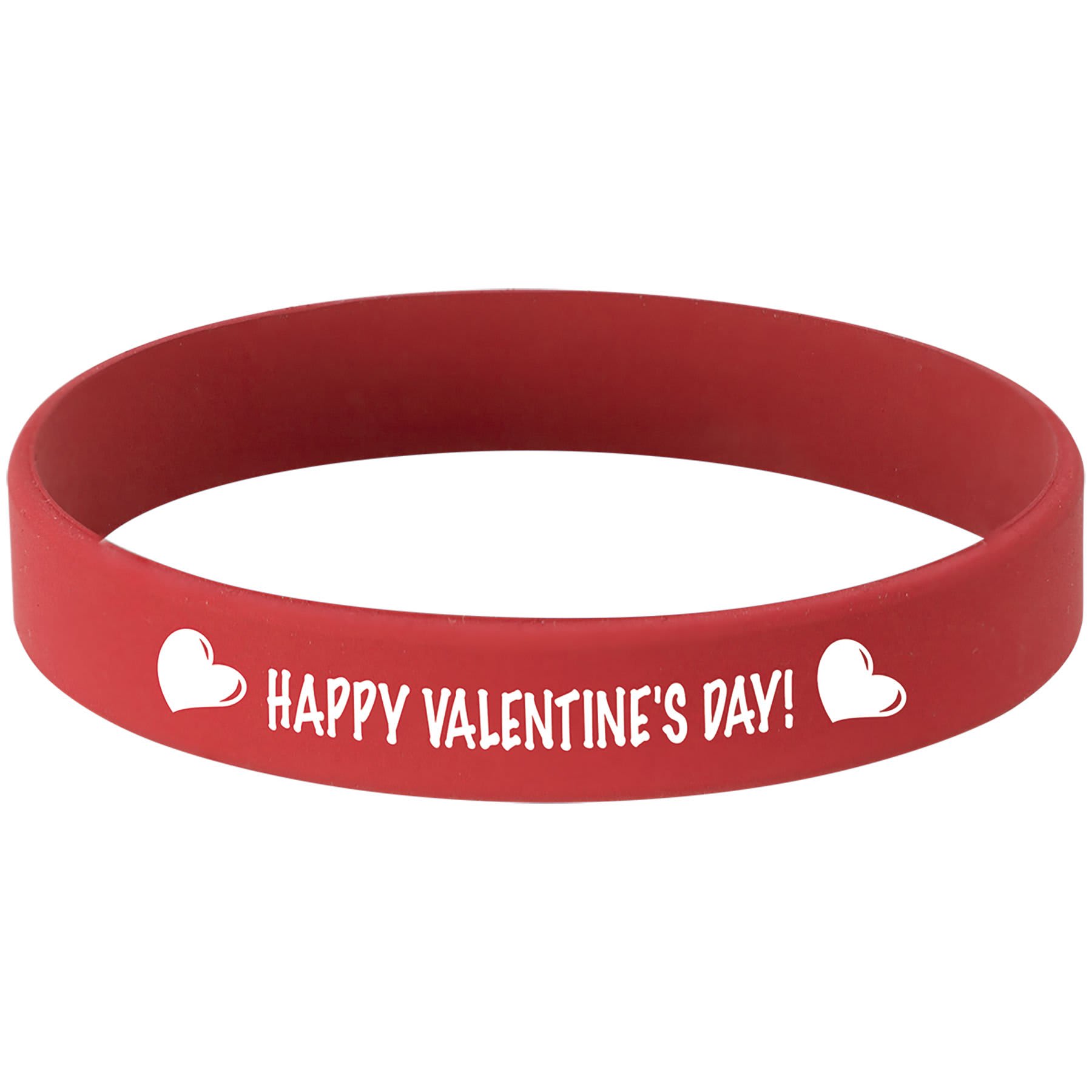 3 3/4"/White Laserable Bracelet