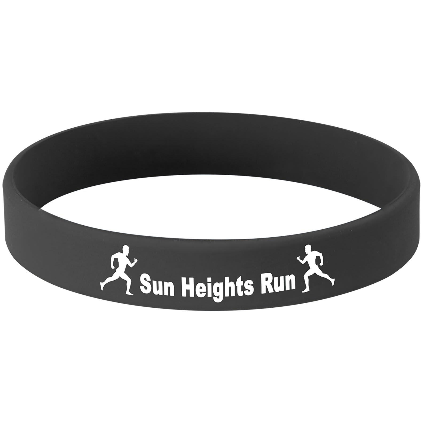 4 1/8"/White Laserable Bracelet