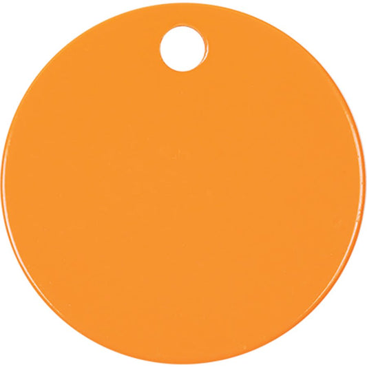 1 1/2" Laserable Round Industrial Tag