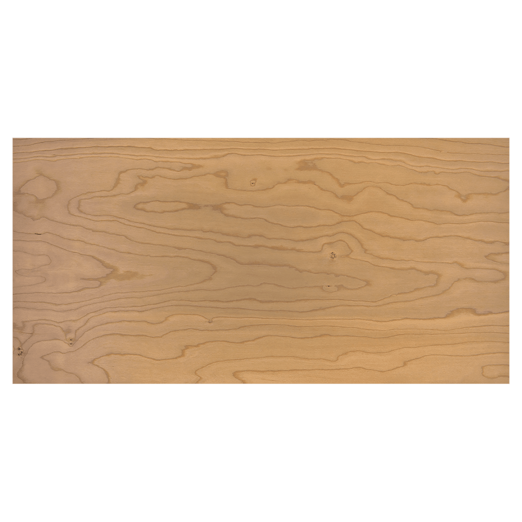 11 3/4" x 23 3/4" x 1/8" Cherry Laserable Wood Sheet Stock