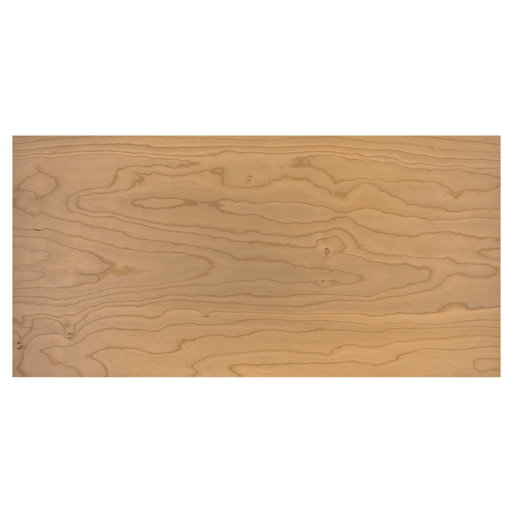 11 3/4" x 23 3/4" x 1/8" Cherry Laserable Wood Sheet Stock