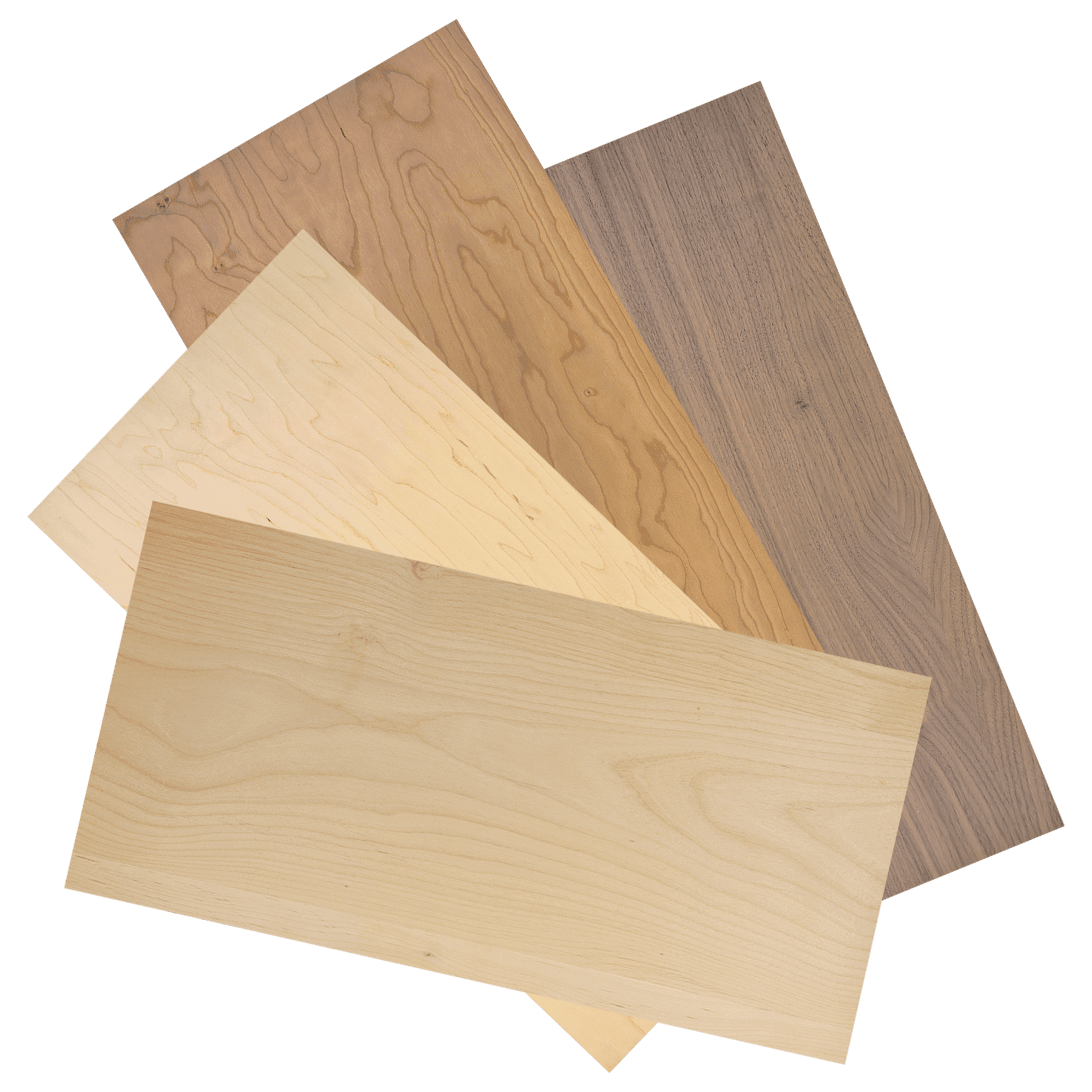 1/8" Laserable Wood Sheet Stock Sample Set