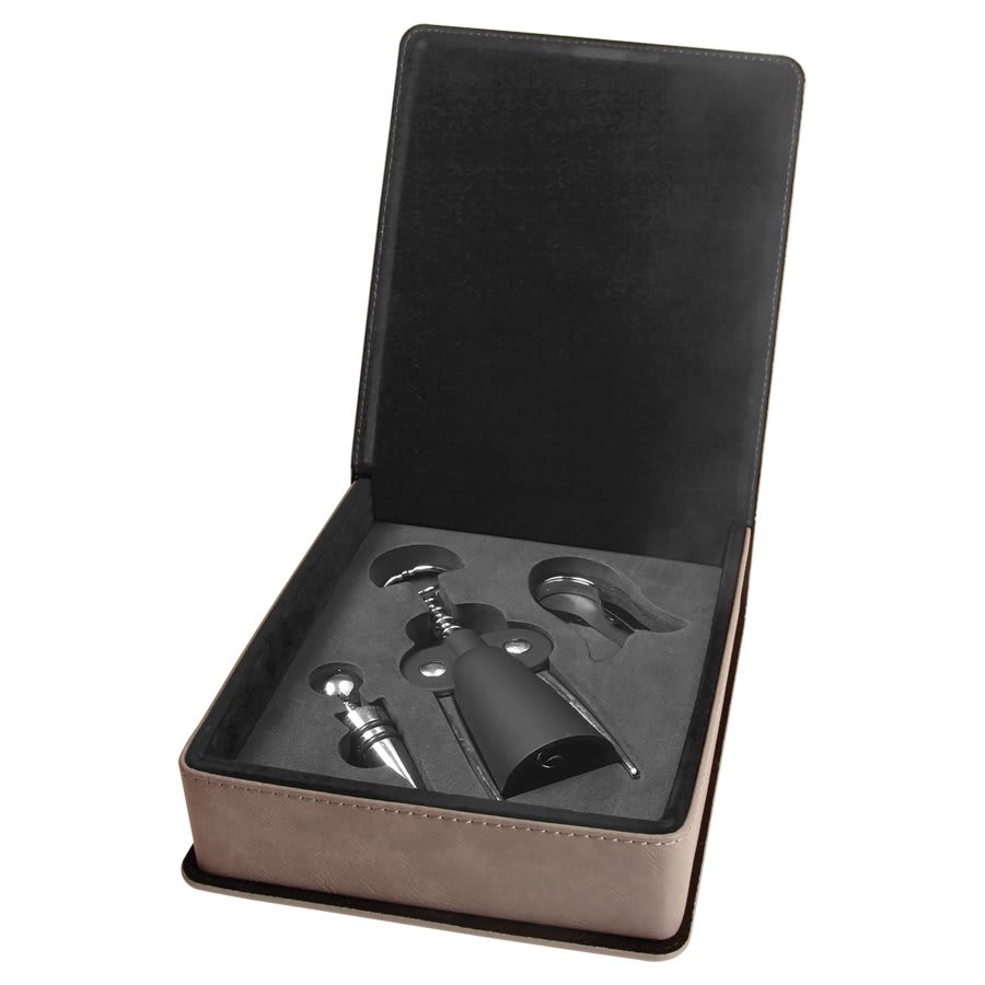 Gray Laserable Leatherette 3