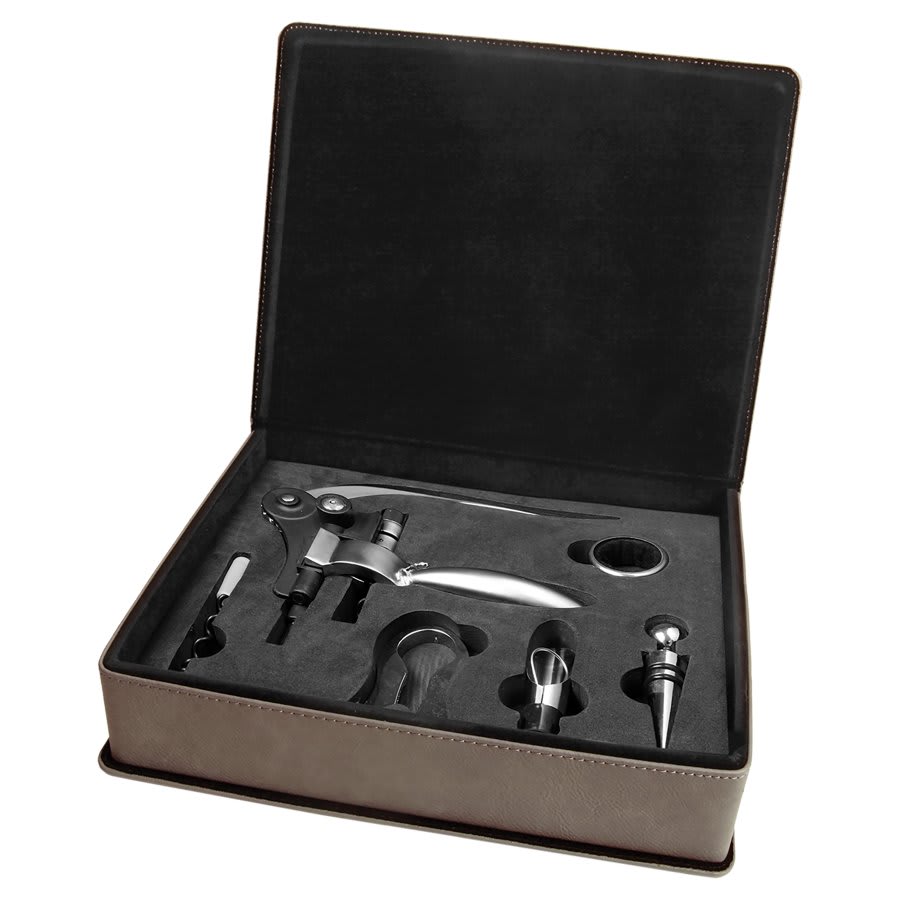 Gray Laserable Leatherette 5