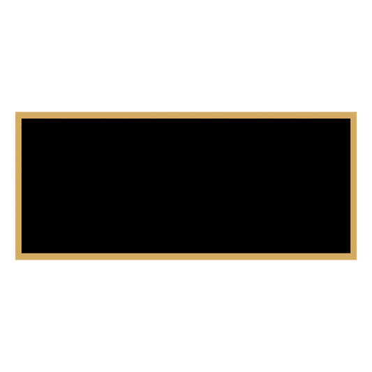 1" x 2 1/4" Black Laserable Brass Plaque Plate with Border