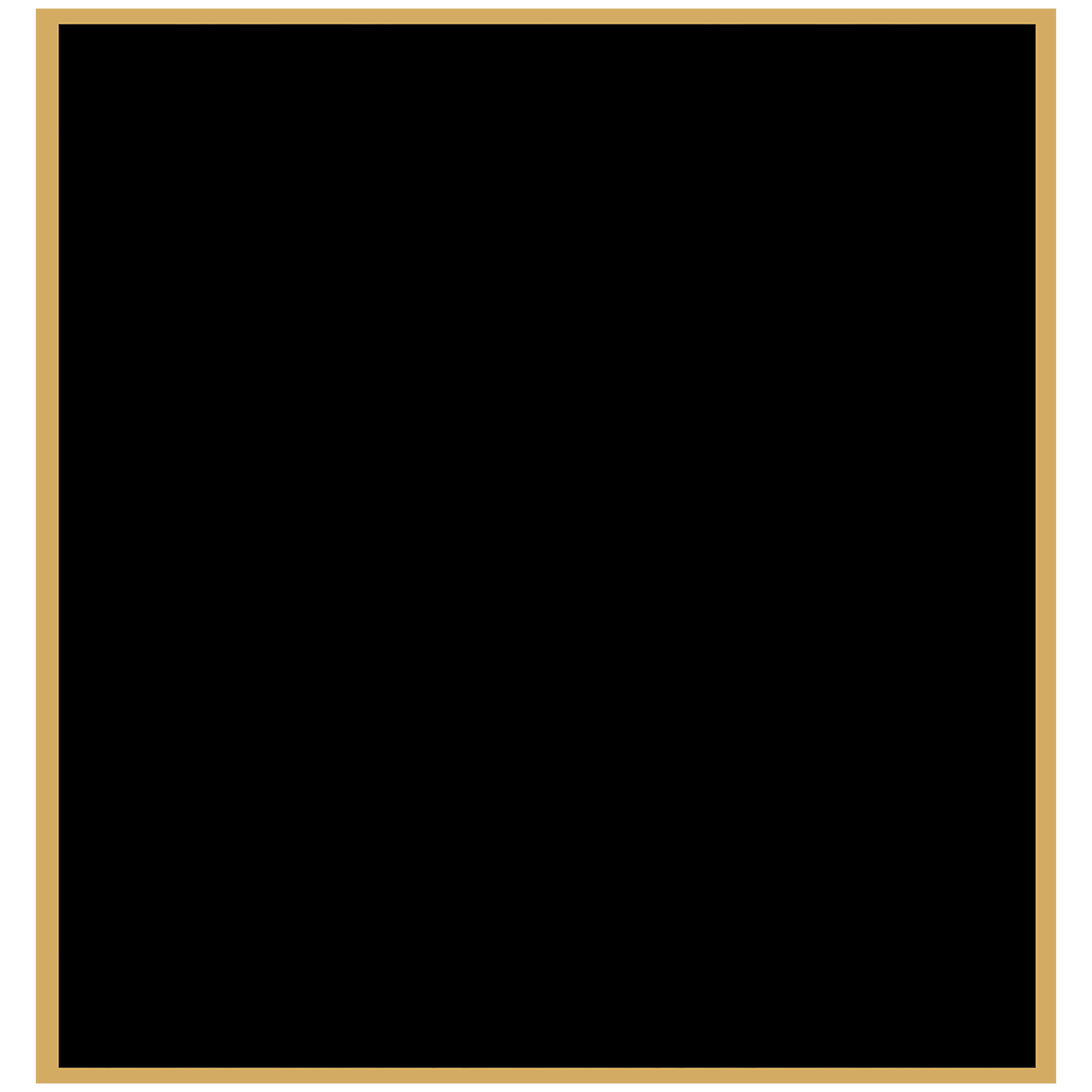 2 7/8" x 3" Black Laserable Brass Plaque Plate with Border