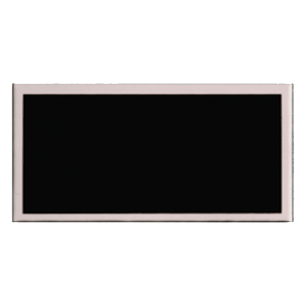 1 1/4" x 3" Laserable Aluminum Black Plate with Border