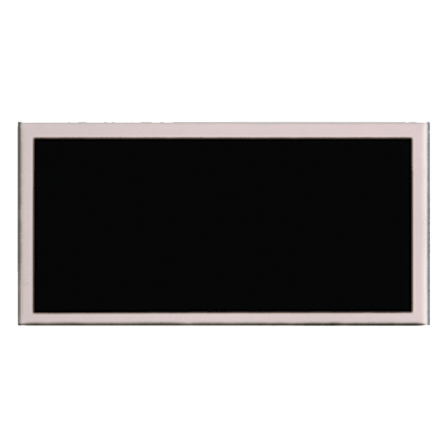 1 1/2" x 3" Laserable Aluminum Black Plate with Border