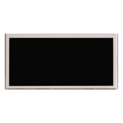 1 1/2" x 3" Laserable Aluminum Black Plate with Border