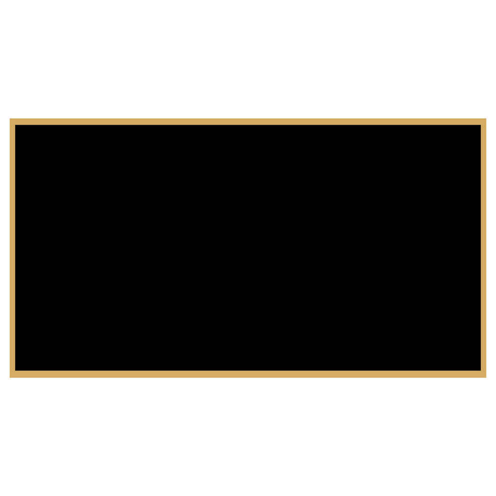 2 3/4" x 5" Black Laserable Brass Plaque Plate with Border
