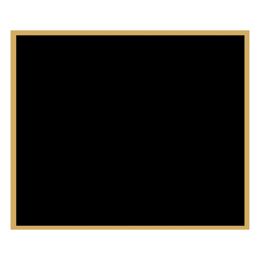 1 7/8" x 2 1/4" Black Laserable Brass Plaque Plate with Border