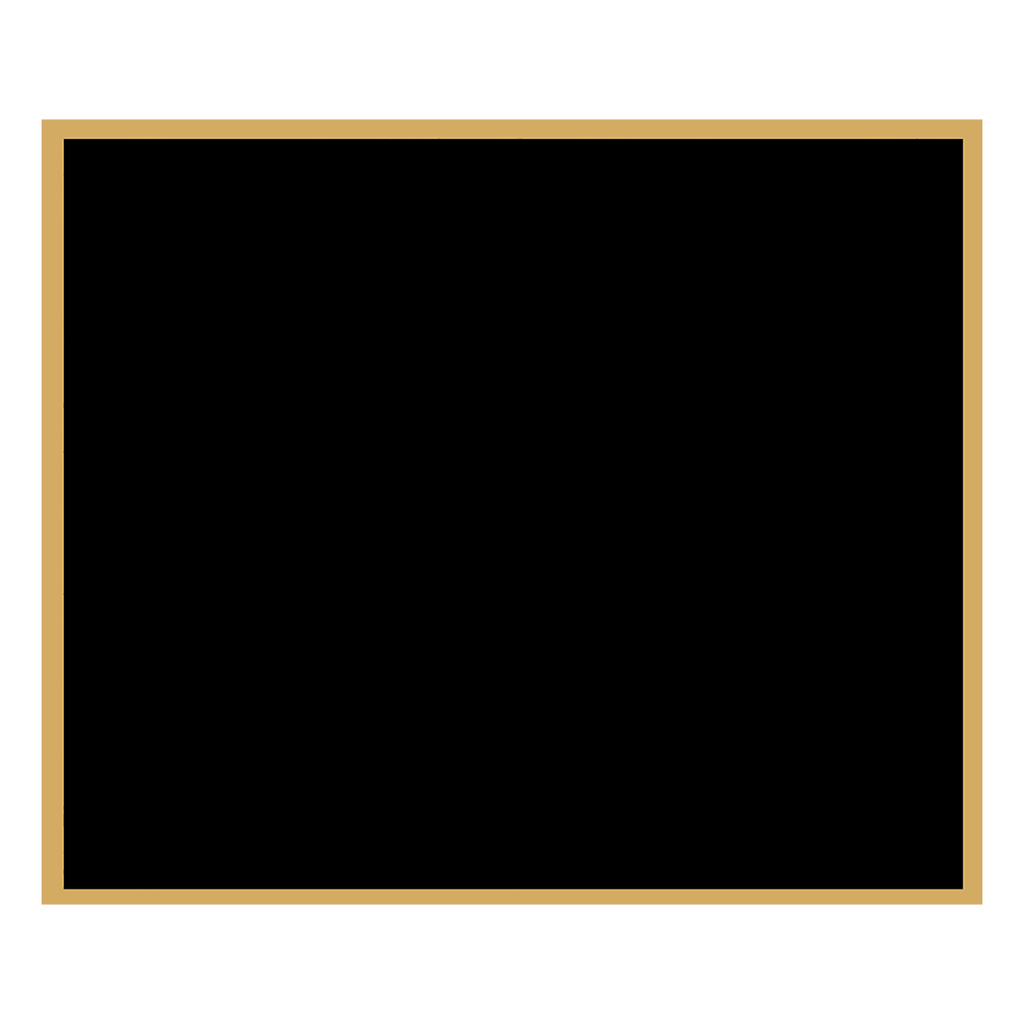 1 7/8" x 2 1/4" Black Laserable Brass Plaque Plate with Border