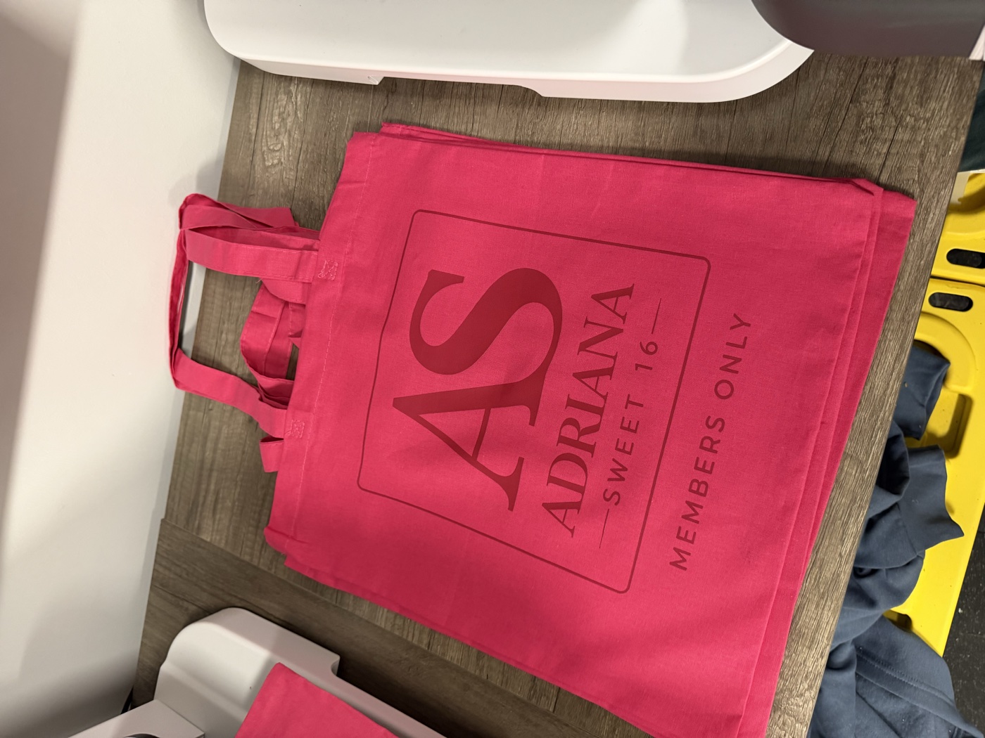 DTF print — Sweet 16 event apparel