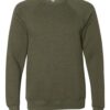 Sponge Fleece Raglan Crewneck Sweatshirt - Image 28