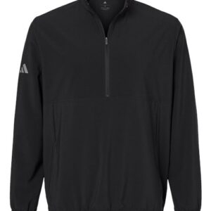 Woven Half-Zip Pullover